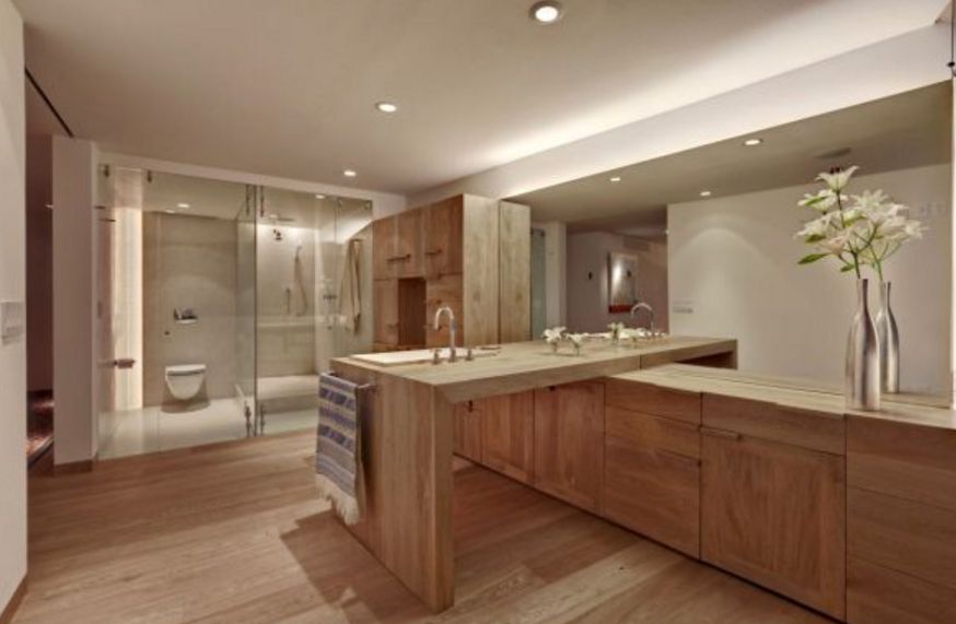ahşap banyo dekorasyonu 2019