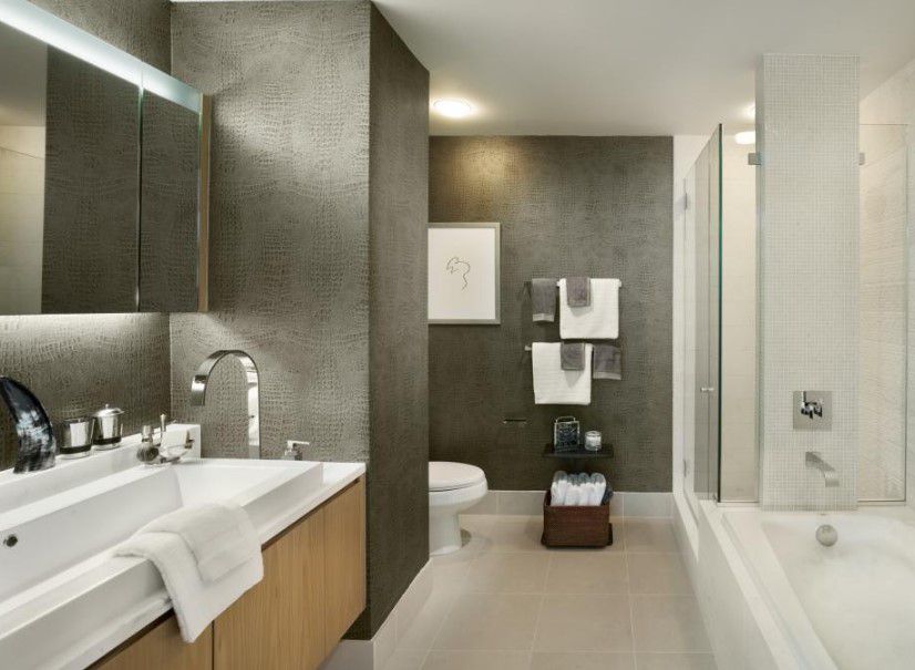 banyo için modern duvar kağıtları 2018 Ev dekorasyonu