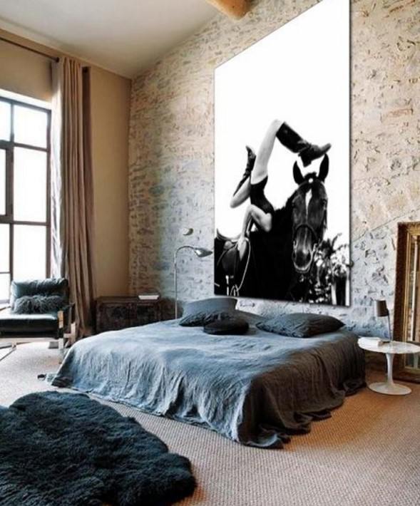 gri renk yatak odası iç tasarım fikirleri Ev dekorasyonu