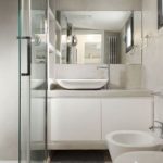modern beyaz banyo dekorasyonu 2020