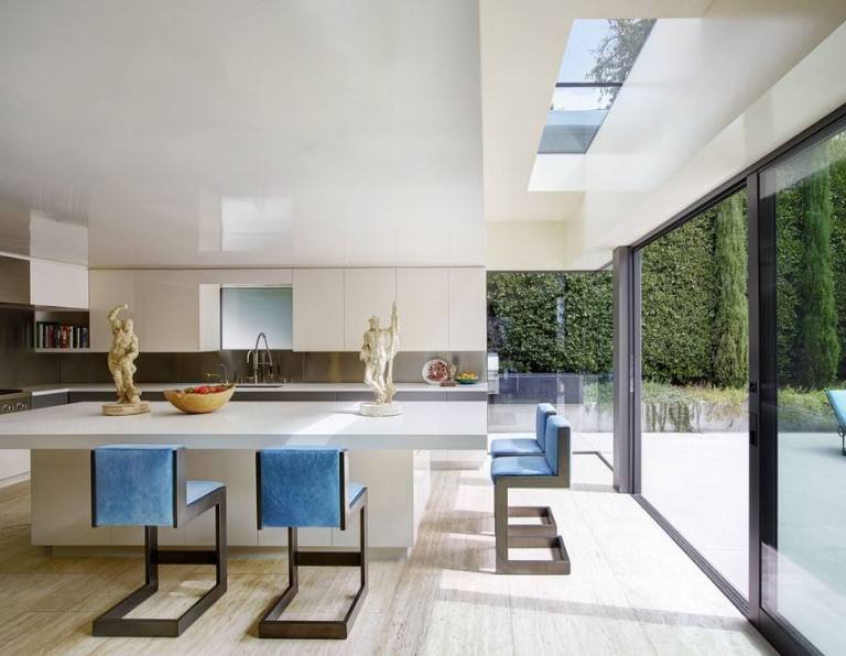 modern mavi mutfak dekor fikirleri 2020