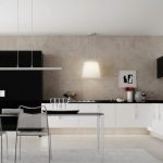 modern siyah beyaz mutfak dekorasyonu 2020