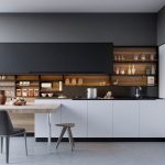 modern siyah beyaz mutfaklar 2017