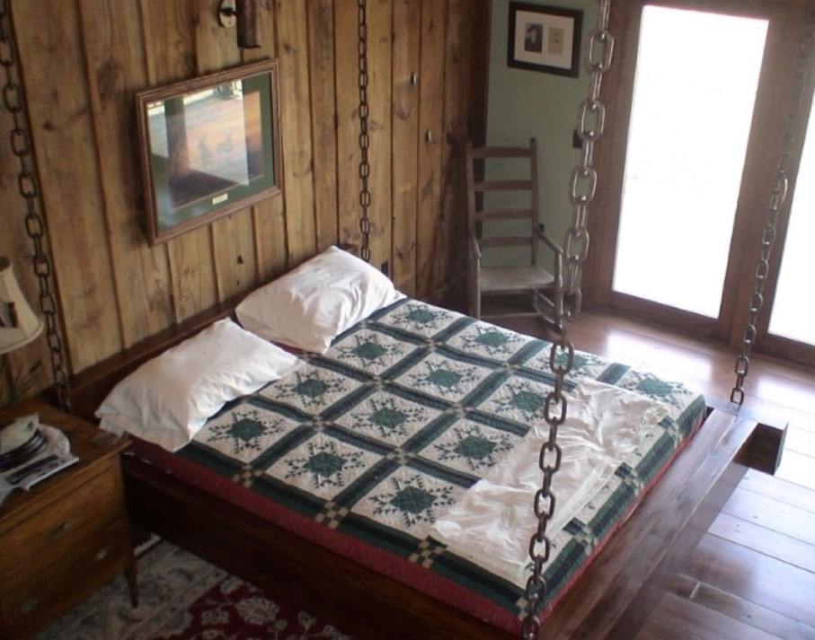 rustik yatak odası dekoru