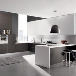 siyah beyaz modern mutfaklar 2020