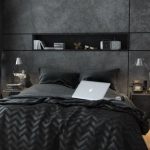 siyah yatak odası modelleri 2020