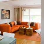 turuncu ev dekorasyon fikirleri 2020