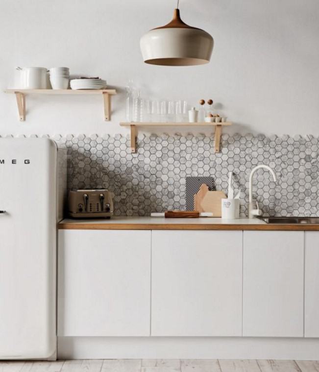 iskandinav stili mutfak dekorasyonu 2018
