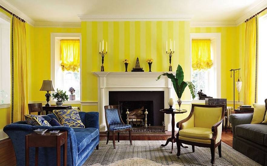 salon duvar boya renkleri - sarı