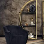 siyah mobilyalar ile salon dekorasyonu 2020