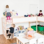 ikea ranzalı çocuk yatakları ile oyun odası dekorasyonları