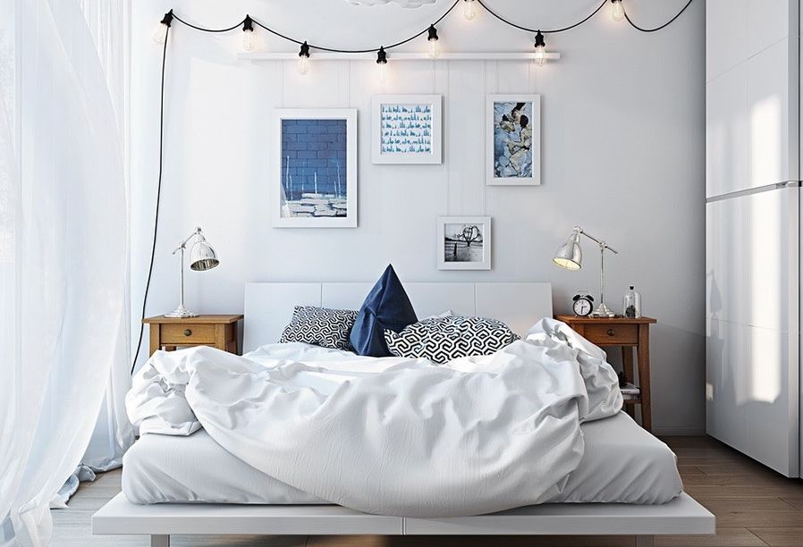 İskandinav yatak odası fikirleri 2020 Ev dekorasyonu