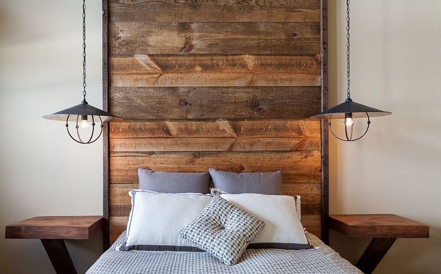 yatak odanıza özel ahşap yatak başlık fikirleri Ev dekorasyonu