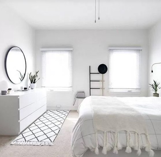 minimalist yatak odası dekorasyonu modelleri 2018