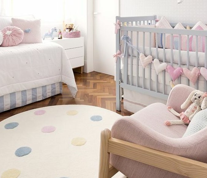 pastel renk kız bebek odası dekorasyonu 2019