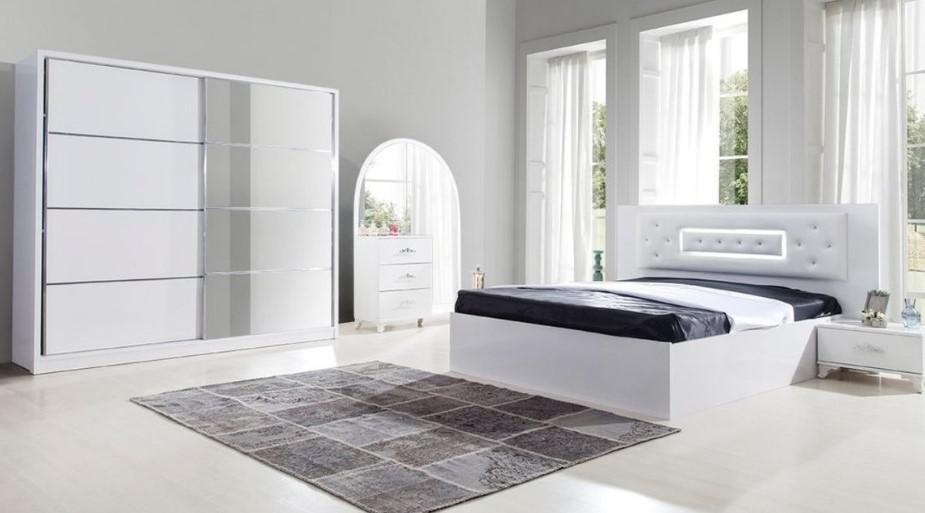 vivense beyaz yatak odası modeli 2018