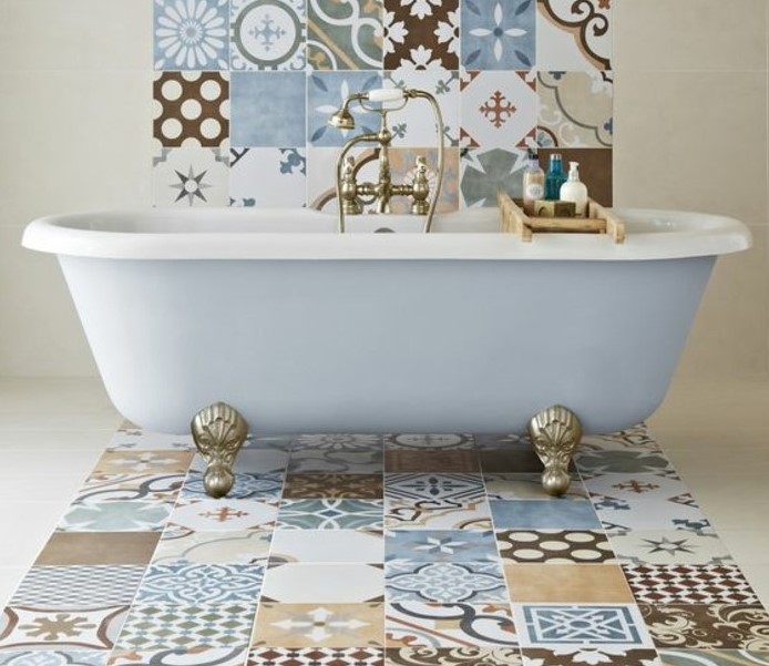 Banyo için Patchwork fayans