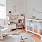 bebek odası için İskandinav dekor