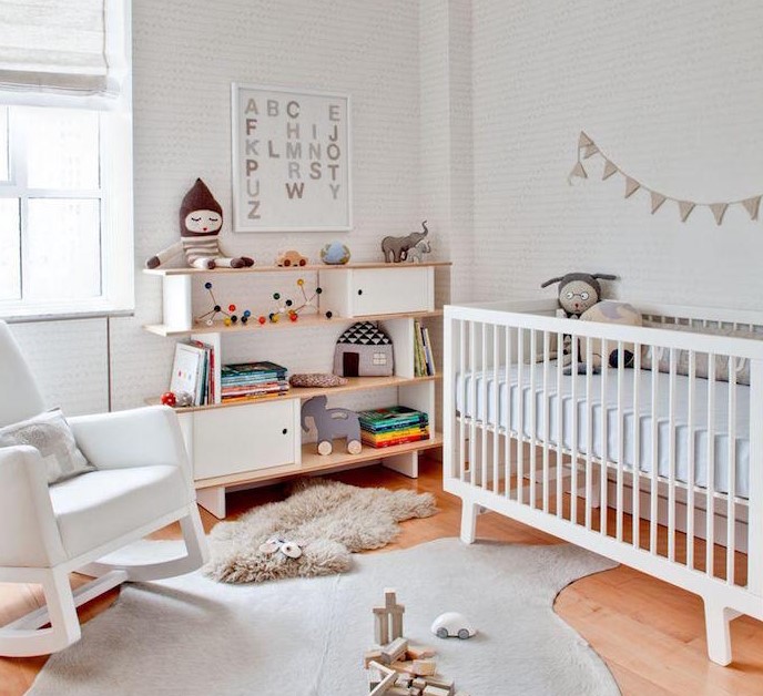 bebek odası için İskandinav dekor