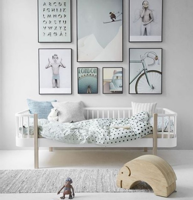 Beyaz çocuk odası dekorasyon modelleri 2019