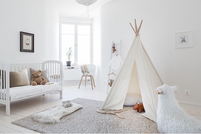 iskandinav tarzı bebek odaları 2019