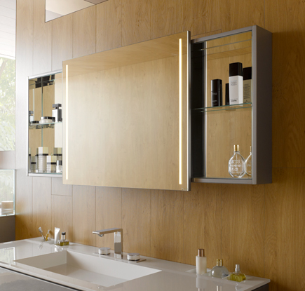 vitra aydınlatmalı modern banyo dolabı 2019