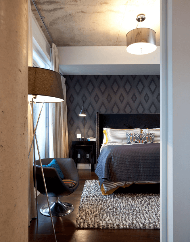 Yatak Odası Duvar Kağıdı Modeli Ev dekorasyonu