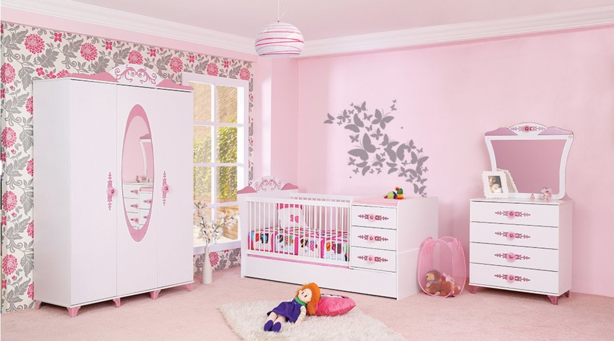 Vivensa Prenses Bebek Odası Takımı Pink