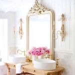 Antika Ahşap Banyo Vanity