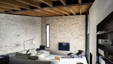 Ortaçağ Tarzında Modern Oturma Odası