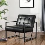 Geometrik Modern Siyah Sandalye