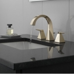 Curved Delta Bathroom Faucet