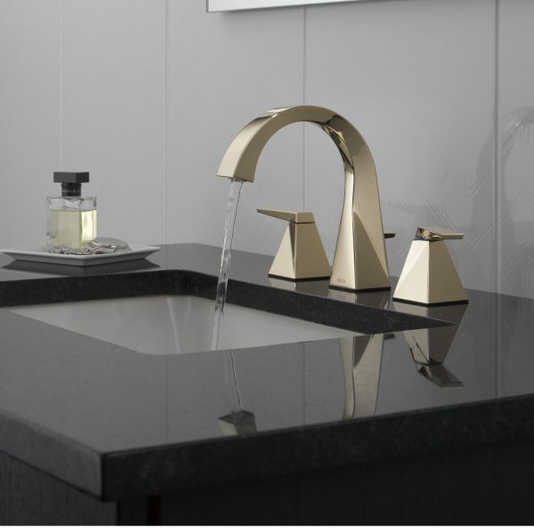 Curved Delta Bathroom Faucet