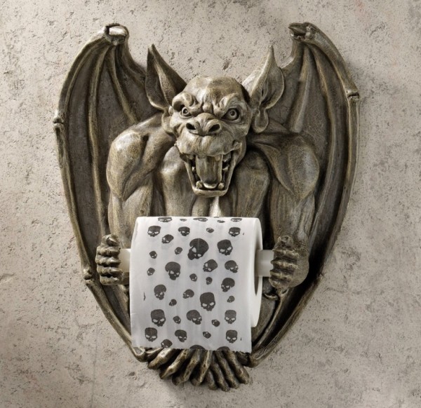 Gotik Gargoyle Tuvalet Kağıdı Tutacağı