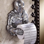 Ortaçağ Şövalyesi Tuvalet Kağıdı Tutacağı